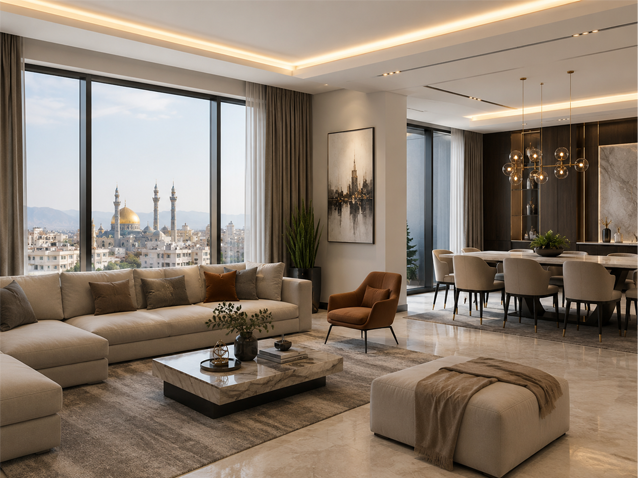 آپارتمان لوکس ۱۳۰ متری